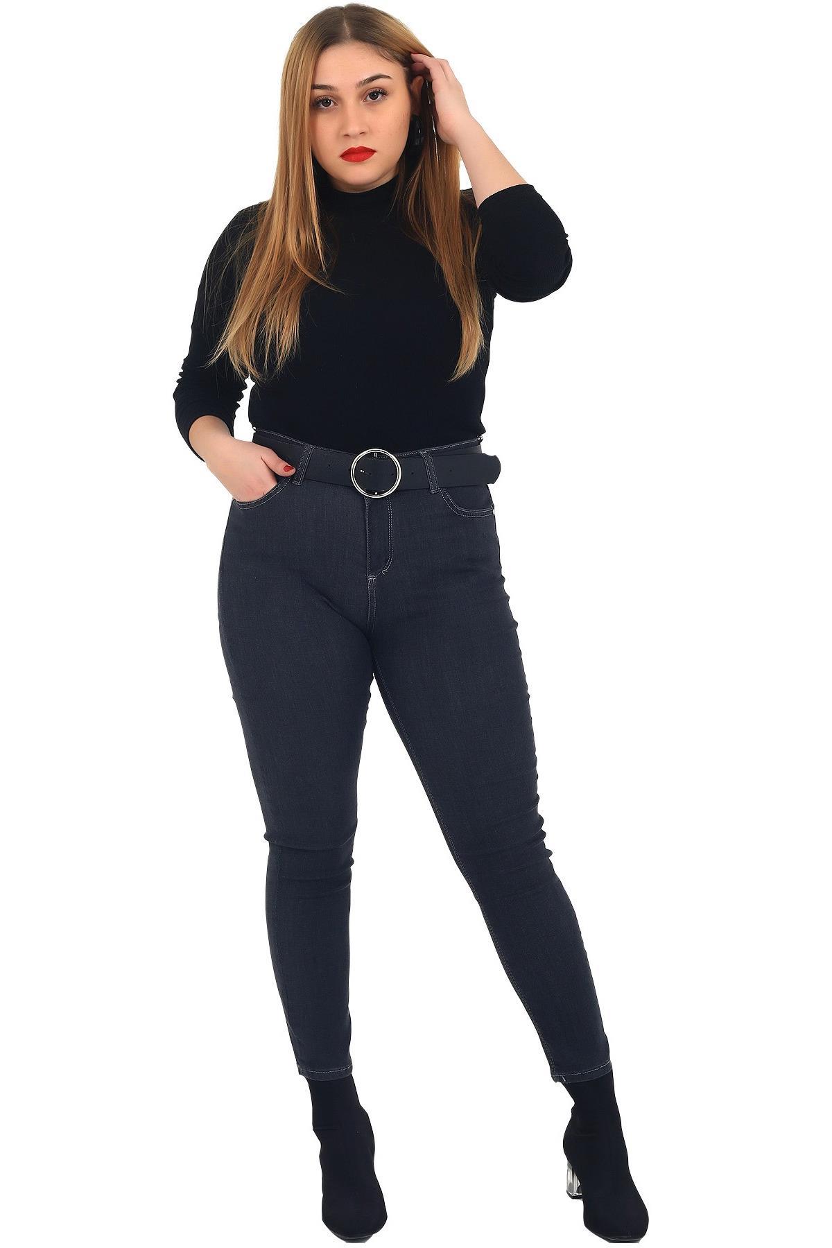 Fierte Kadın Bluz Rg4207 V Yaka Puantiye Yarım Kol Lacivert Siyah Bluz